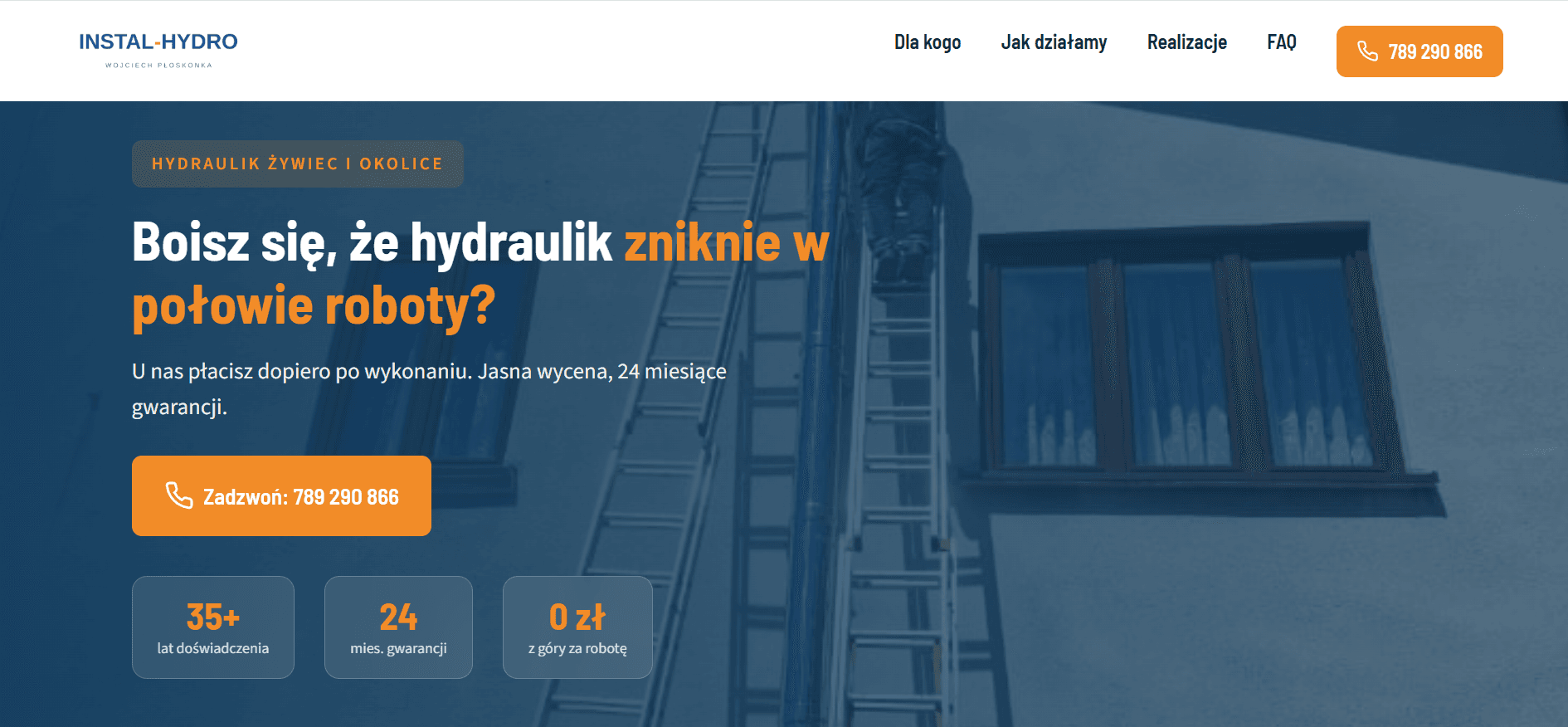 Strona internetowa dla Instal-Hydro